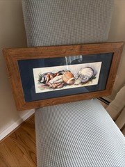 Football Decor Sport Theme Ready Hang 23.5 Inch X 13.5 Inch Watercolor Print