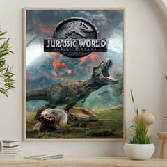 Jurassic World Fallen Kingdom T-Rex Movie Poster Large 18×24 Poster Wall Decor