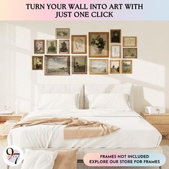 97 Decor LARGE 11×14 Vintage Wall Art Prints – Large Vintage Pictures Wall De…