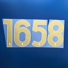 2024-25 Juventus Name Number Personalise Customise Player Size Nameset Print