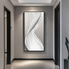Large Modern Abstract Vertical Wall Art for Living Room – 30×60 In