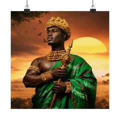 Royal African King Premium Matte Vertical Poster