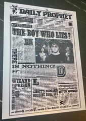 Harry Potter-Daily Prophet4-3D Lenticular Flip Effect- 3 Images Changes,3 In One