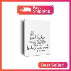 Inspirational Office Decor Boss Gifts for Mentor Entrepreneur Canvas Wall Art Fr