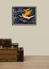 Cycles Gladiator Vintage Style 1895 Art Nouveau Bicycle Poster – 24×32