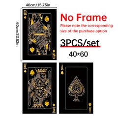 3 PC Frameless Vintage Cardboard Canvas Posters High Quality Wall Decor Artwork