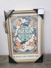 Sapna Shah Wheel Of Fortune Wall Art Tarot Cards Cats Collection