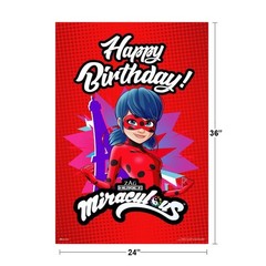Miraculous Ladybug Happy Birthday Mini Art Print Poster 24×36
