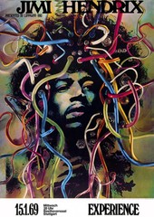 Jimi Hendrix Experience – Stuttgart Germany – 1969 – Concert Poster