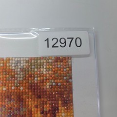 Unbranded Completed Diamond Painting Autumn Landscape Bridge 40x30cm OrangeMulti