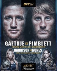 UFC 324 Fight Night Official Event Poster Set Championship Matchups
