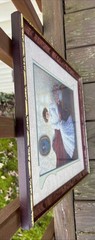 Home Interiors Victorian Lady Art Deco Signed G. Barker Framed Print|Size:16X14″