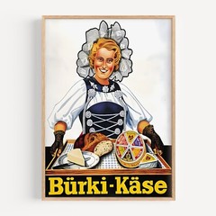 Burki-Kase Food & Beverage Vintage Wall Art Poster
