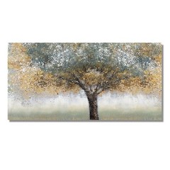 Abstract Tree Painting Print on Canvas Wall Art Poster Decor Landscape Picture