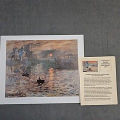 Claude Monet Poster Impression Sunrise 16×20 Art Print