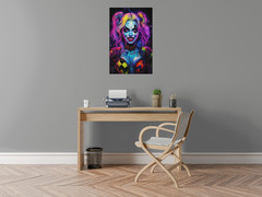 Harley Quinn Wall Vinyl Decal Graphic (Removable Adhesive Backing)