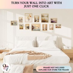 97 Decor Vintage French Country Wall Art – Neutral 8×10,