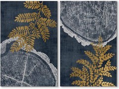 Wall26 Tree Rings Vintage Art Minimalist Wood Grain Canvas Prints Wall Decor