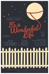 It’s A Wonderful Life Movie Family Romance Fantasy Wall Art – POSTER 20″x30″