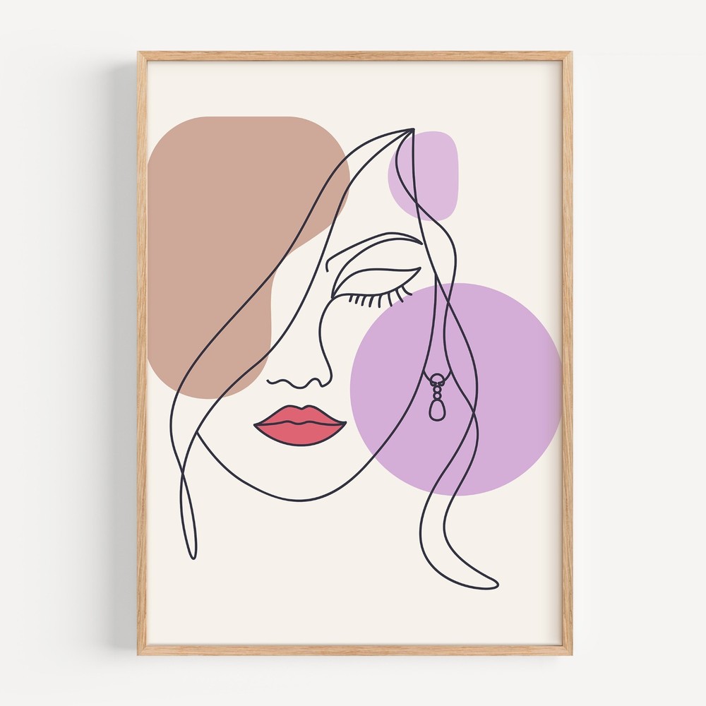 Minimalist Line Art Poster Print LA326