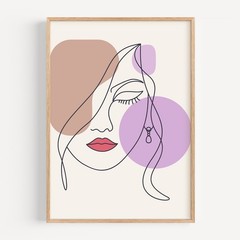 Minimalist Line Art Poster Print LA326