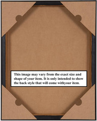 Vintage Matchbox Canvas Art in Beaded Black Frame – 24×18 Wall Decor