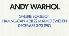 ANDY WARHOL Ingrid with Hat 39.5″ x 27.5″ Poster 1983 Pop Art Pink, Yellow, Blue