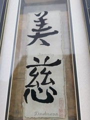Chinese Beauty/Kindness and Wisdom/Knowledge Wall Art Framed & Matted