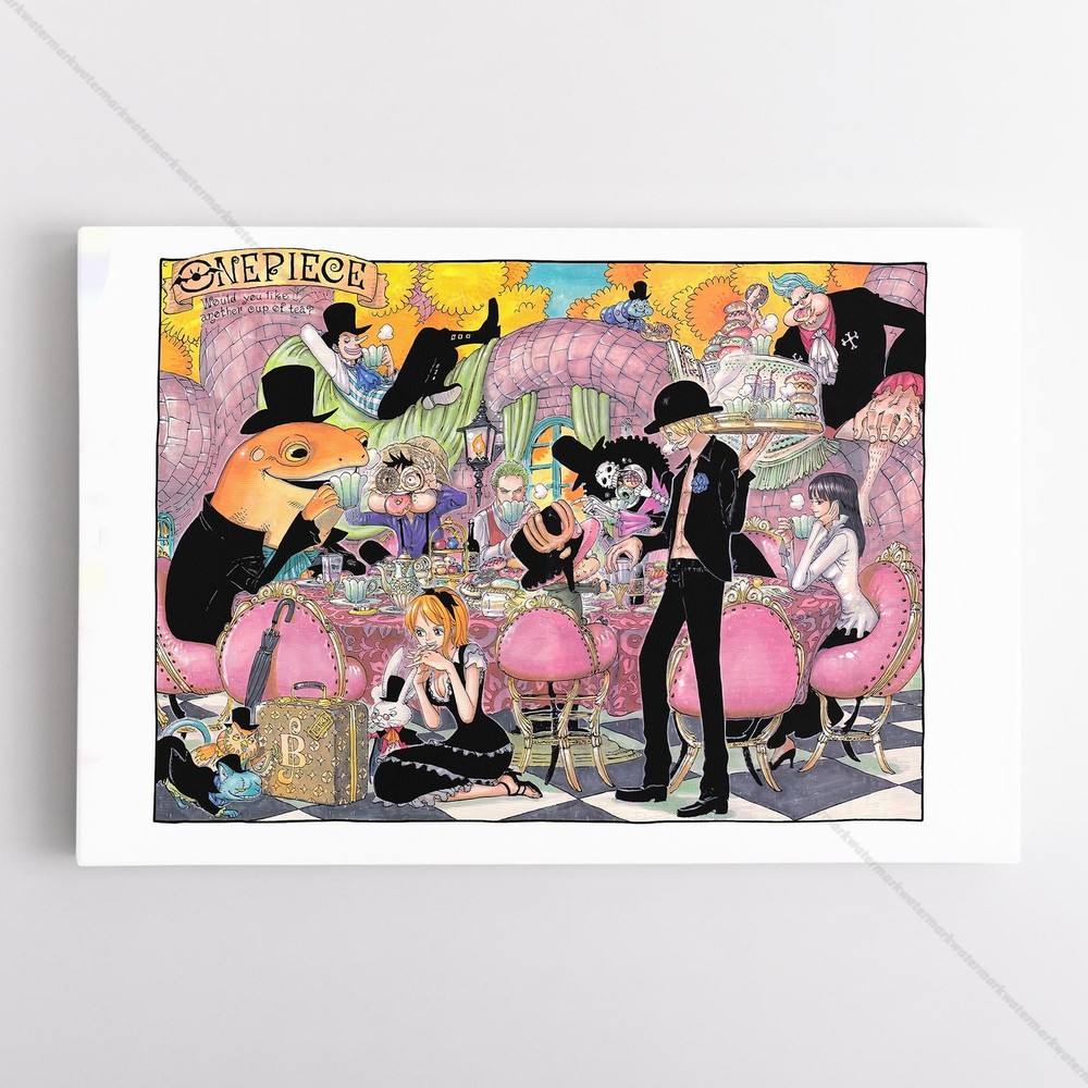 One Piece Poster Canvas – Chapter 588 Sabo’s Ocean Art Print