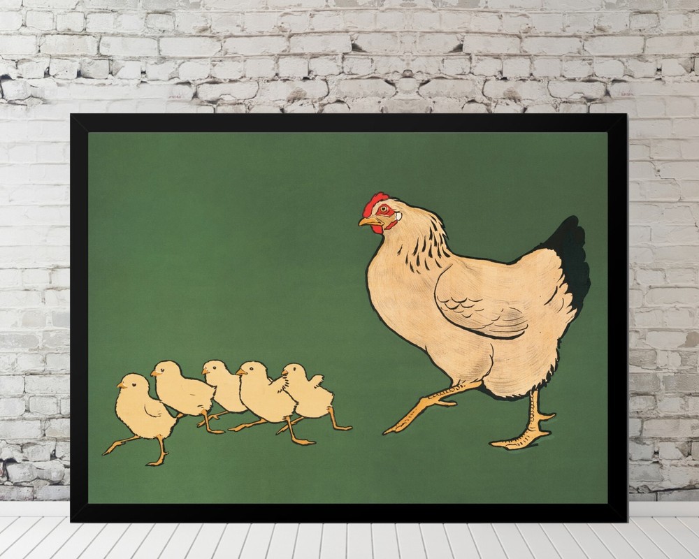 Kitchen Wall Art Framed Poster 11×17 Farmhouse Wall Art Vintage Poster Retr