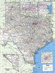 TEXAS TX COUNTIES COUNTY MAP GLOSSY POSTER PICTURE PHOTO PRINT BANNER 10305
