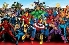 Captain America/Superheroes 20×30 Photo Rolled Wall Poster
