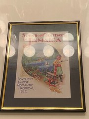 Spend Your Holidays In Jamaica 8″ x 10″ Framed Picture Romantic Tropical Isle