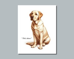 Personalized LABRADOR RETRIEVER Pet Print Photo DOG’S NAME Picture 8×10 11×14 P7