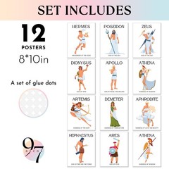 97 Decor Greek Mythology Decor – Ancient Greek God Posters, Greece Art Prints…