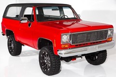 1974 GMC Jimmy Blazer 4X4 (Red) 24 X 36 INCH Nice!