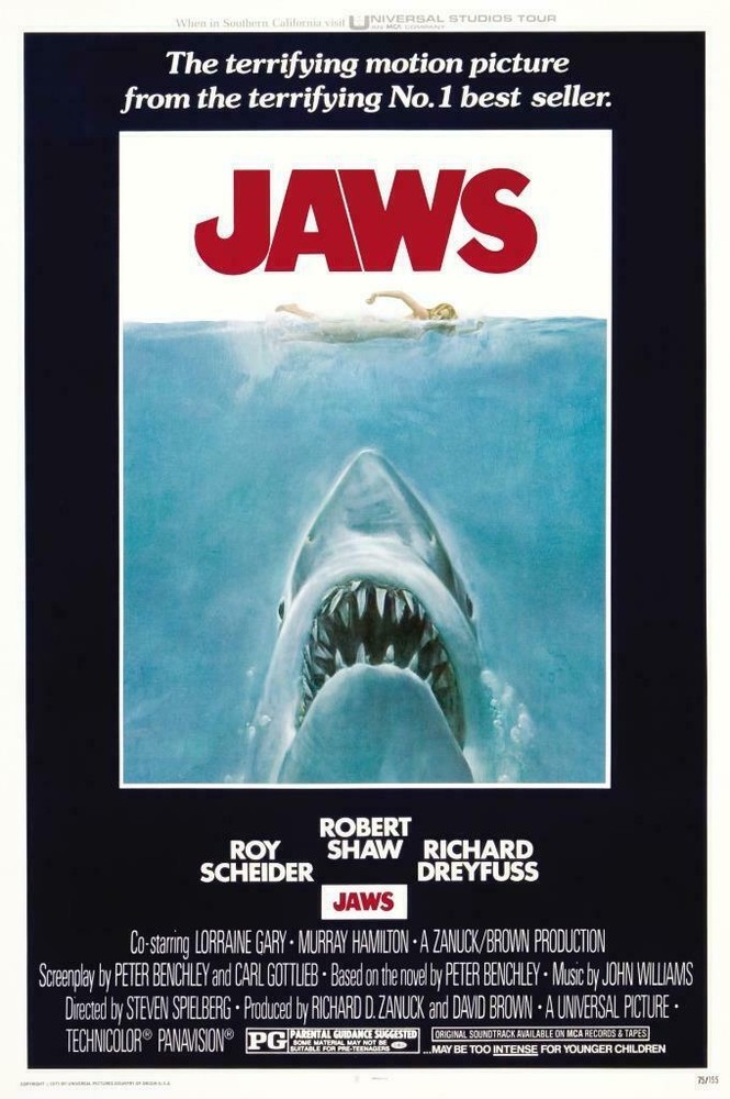 Jaws Movie Poster Photo Wall Art Print 20×30 Shark