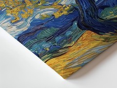 Yellow Tree Moonlight Landscape Canvas Wall Art Vintage Style Home Decor Print