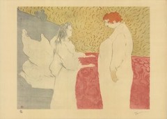 HENRI DE TOULOUSE-LAUTREC Femme Au Lit, 1973