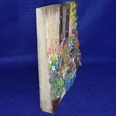 3D Pictures. Set of Two. Resin. 8-3/4″ x 6-3/4″ x 1″ depth. Deck/Patio