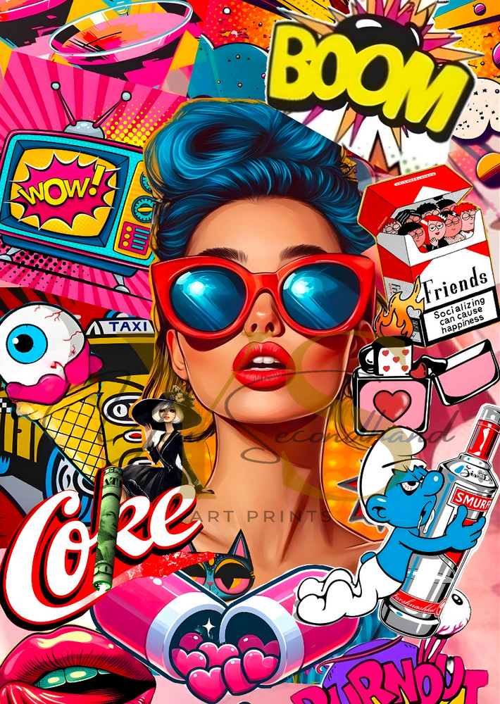 POP ART poster print 13»x19» home decor glossy paper #4