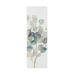 32 In. X 10 In. «Eucalyptus III White Crop» by Danhui Nai Printed Canvas Wall Ar