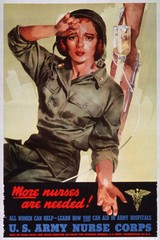 More Nurses Are Needed Vintage World War US Military Propaganda – POSTER 20″x30″