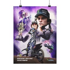 Haiden Deegan Poster, Back to Back Supercross Champion, Yamaha Racing, Motocross