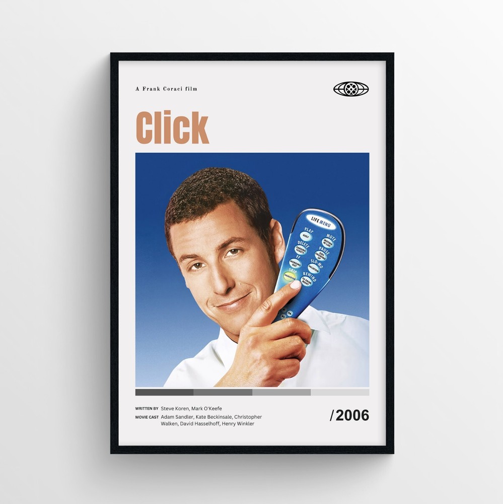 Click Movie Poster Print, Wall Art – Unframed