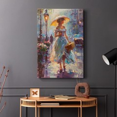 Renditions Gallery Wall Art Prints for Home 18″L x 12″W, Women-CCCXXXVIII