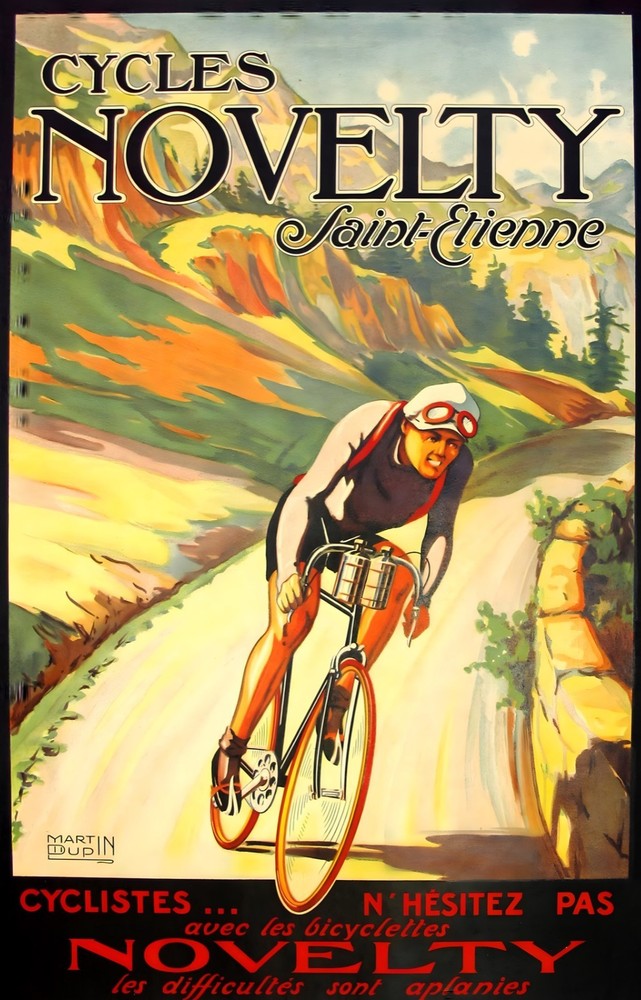 16328.Wall Decor Poster.Interior Art.Cycles Novelty French Bicycle Ad