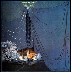 Queen of the Night Art Print – Mila von Luttich Symbolist Nocturne 1918