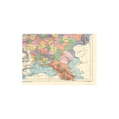 Historic Map – Russia Sweden Norway Denmark Political – Drioux 1882