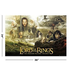 The Lord Of The Rings – Trilogy – Movie Poster / Print (Size: 36″ X 24″)